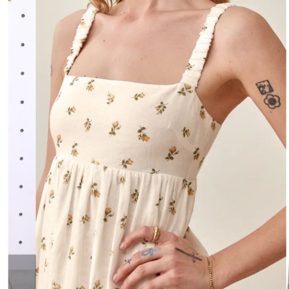 NWT Reformation Tana Linen Dress - Picture 3 of 6